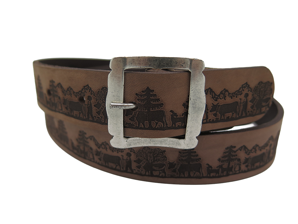 Ledergurt Branding Alpsommer 30+35mm (11065/120)